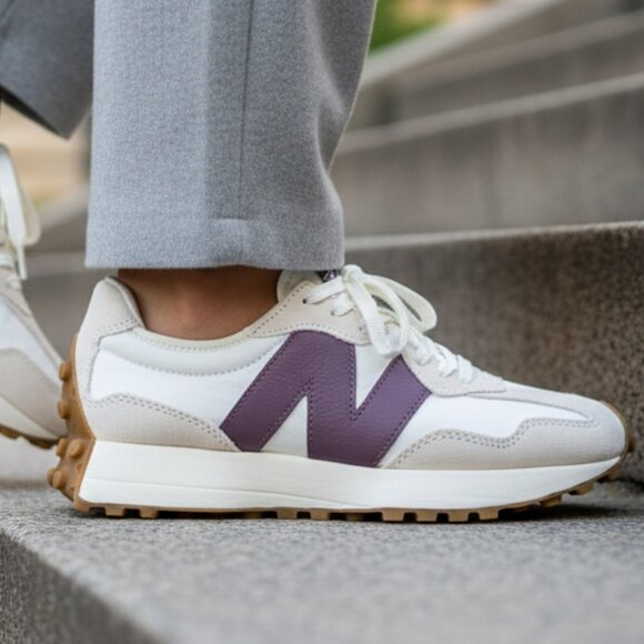 New Balance 327 Shoes - New Balance 327 Casual Womens Sneakers Shoes Sea Salt Ice Wine size 9.5 NEW